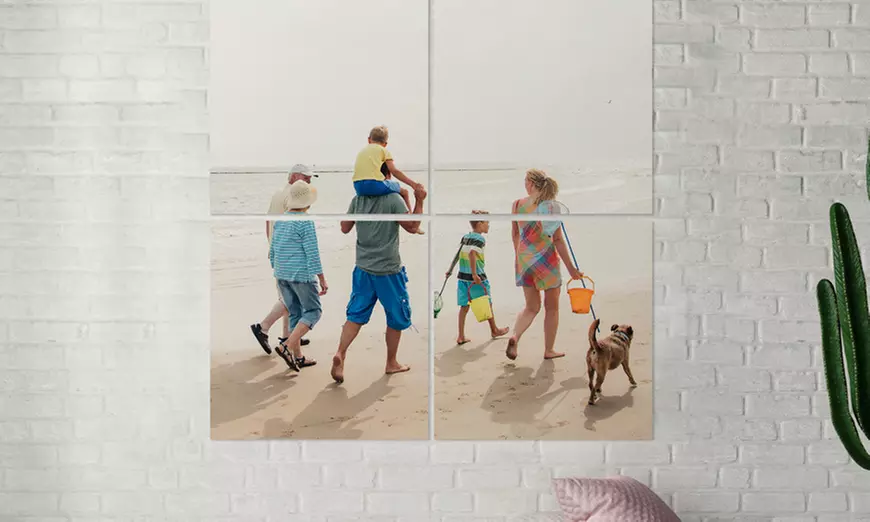 Personalised Three-Panel Canvas Wall Display