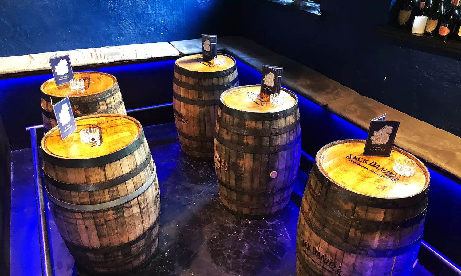 20 Shots / 2 Longdrinks / Flasche Hauschampagner