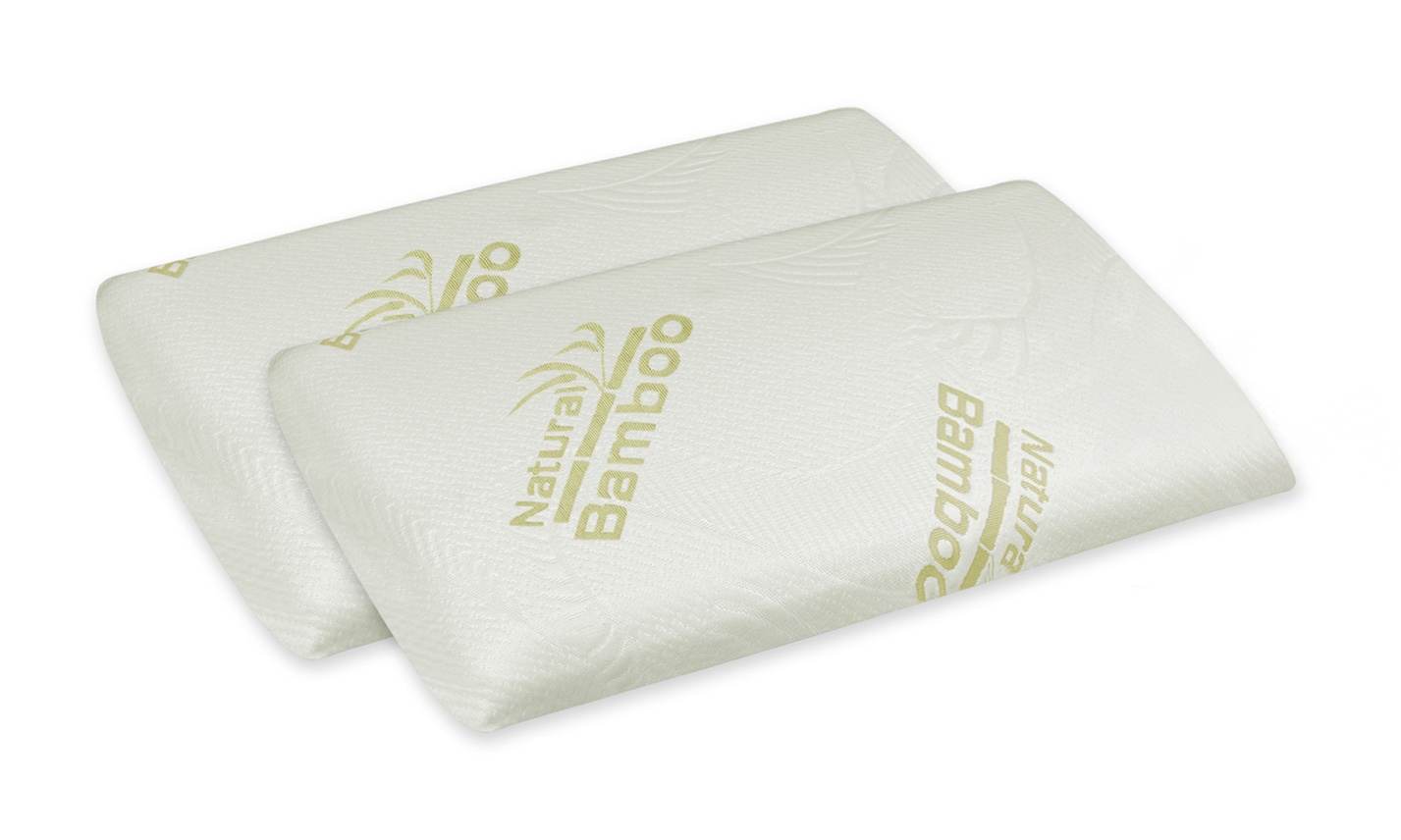 Almohadas con memoria de bambú