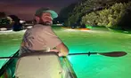 Glass Bottom Kayak LED Night Tour Deal - 75-Minute Fish Feeding Discount
