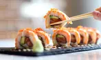 Enjoy fresh Bluefin Tuna and Bakkafrost Salmon at a cozy sushi spot