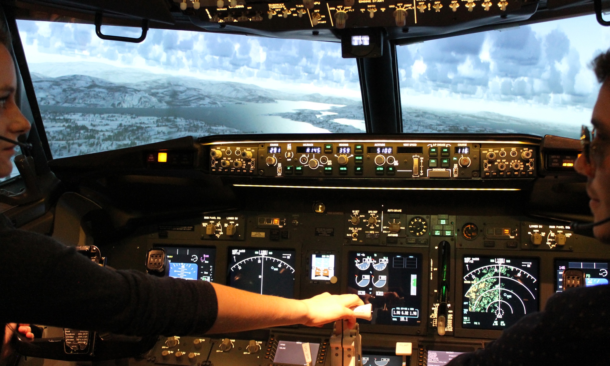 Piloter un simulateur sur vérin