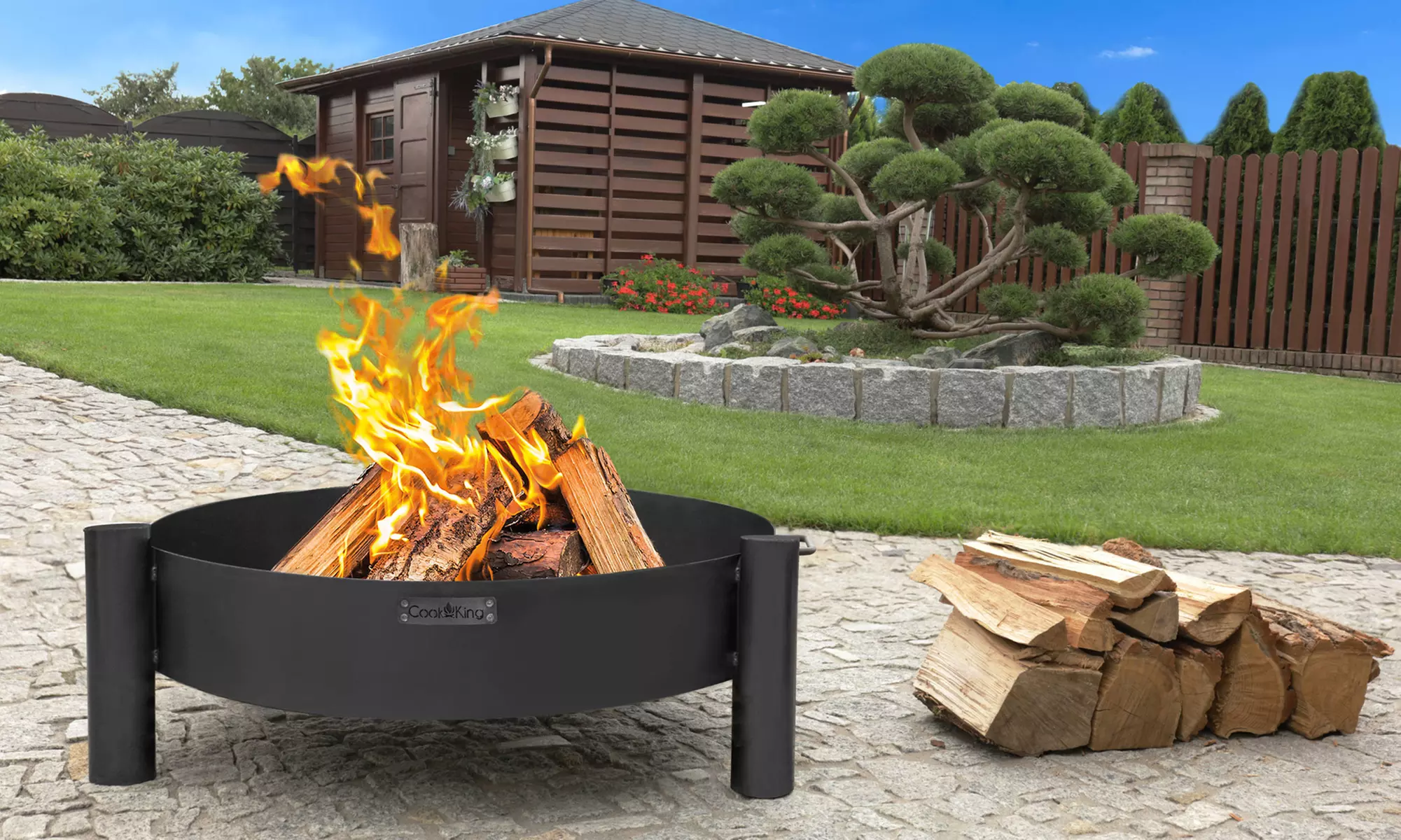 GMD Living Feuerschale Haiti aus Rohstahl