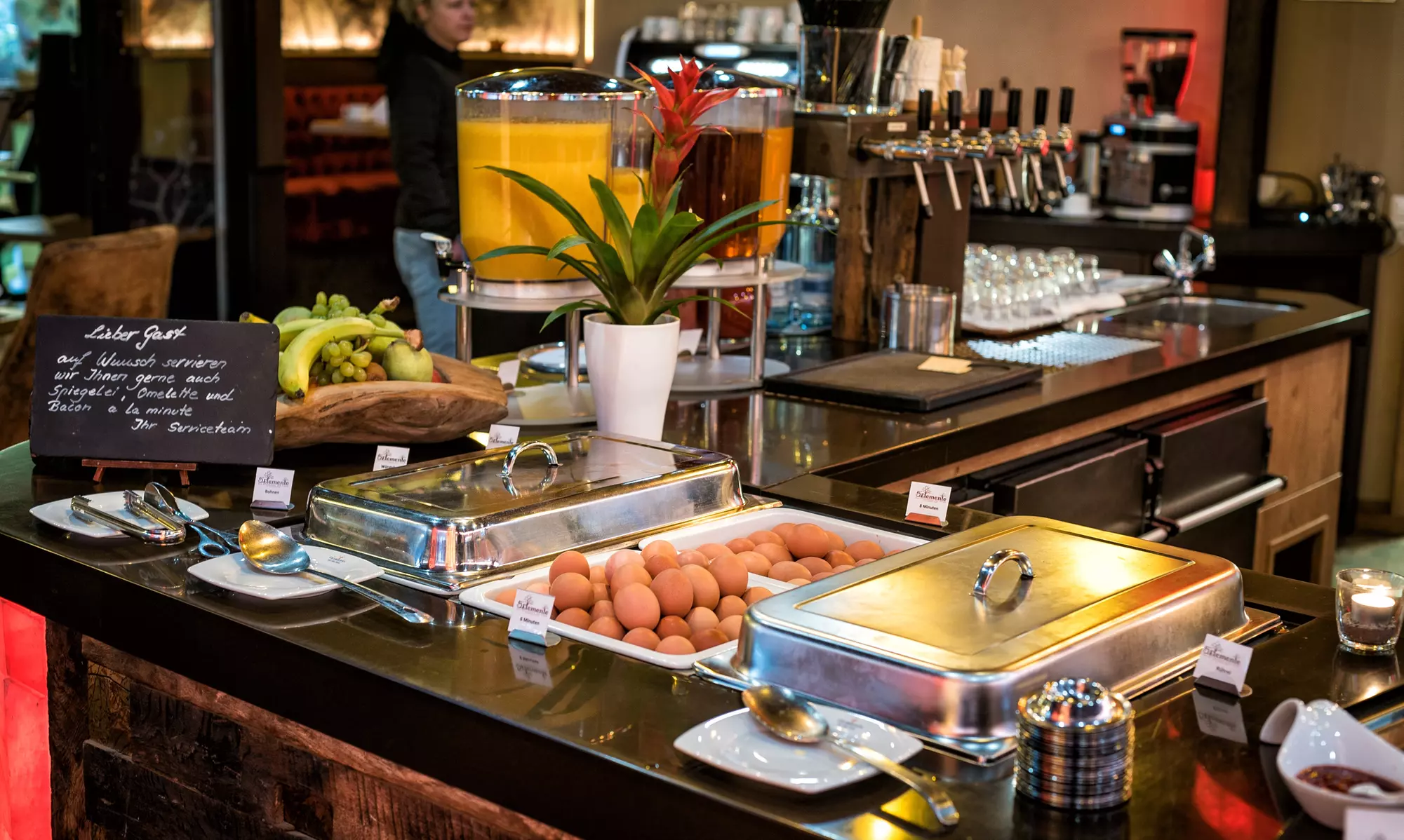 Frühstücksbuffet für 1, 2 oder 4 Personen