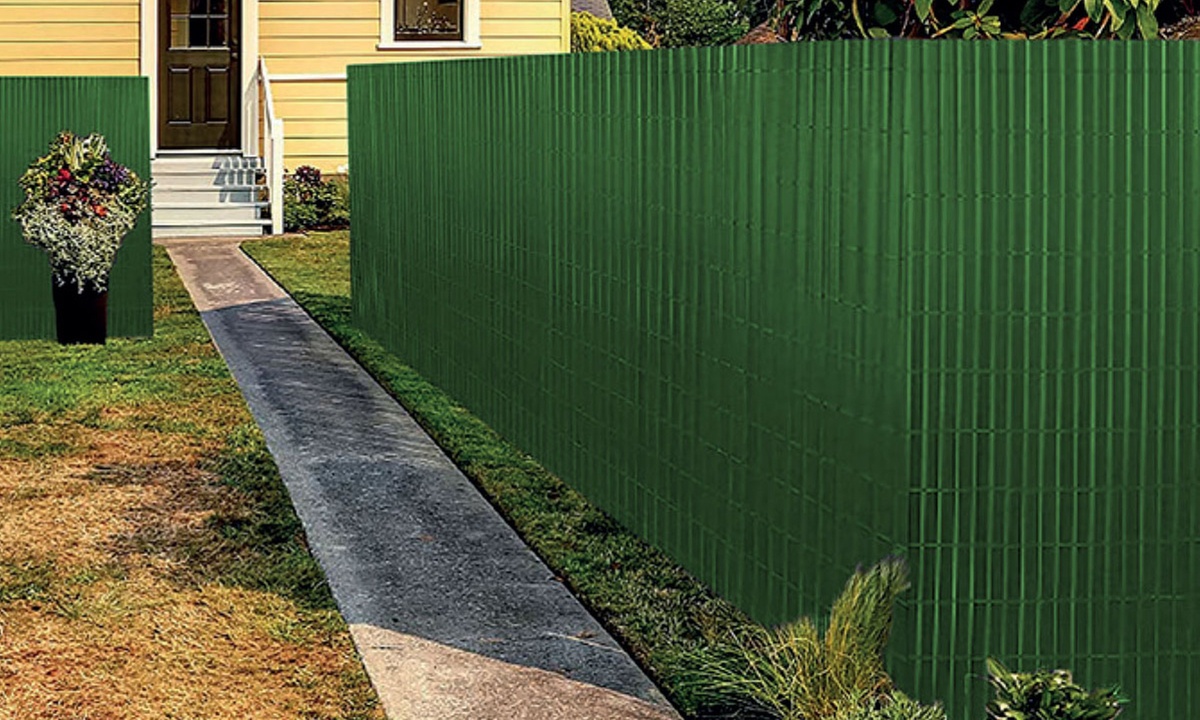 Arelle in pvc e bamboo recinzioni esterno giardino