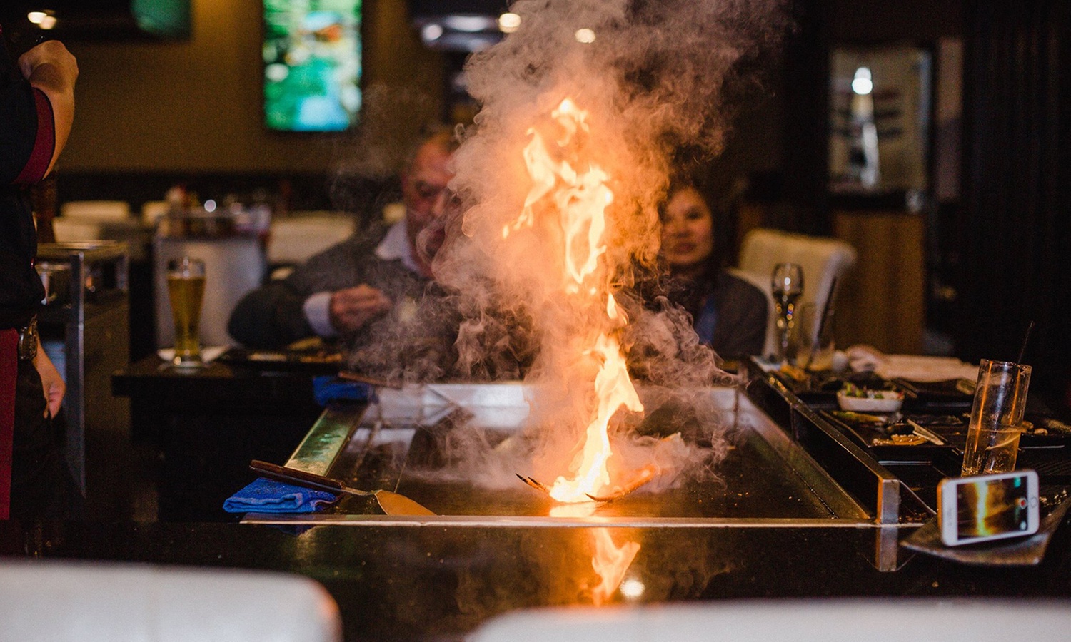 $100 or $200 to Spend on Japanese Teppanyaki and Drinks