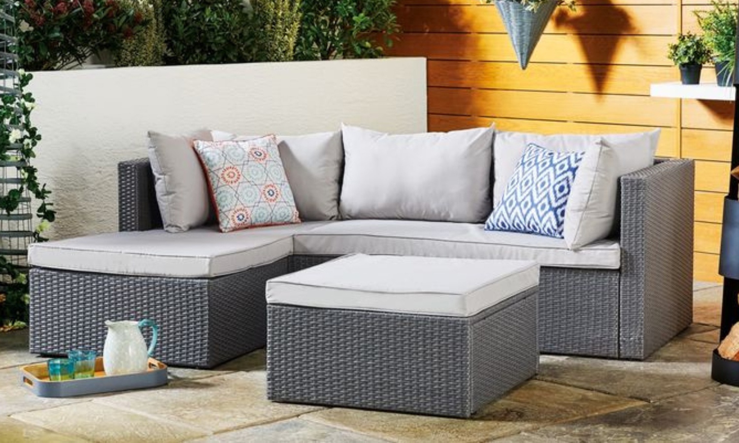 Salotto da giardino a 4 posti Lucine Kocoon Paris