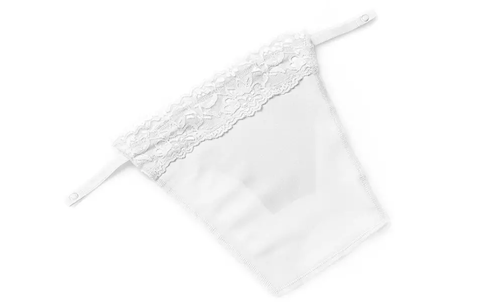 1x oder 3x Dekollete-Clou mit Spitze