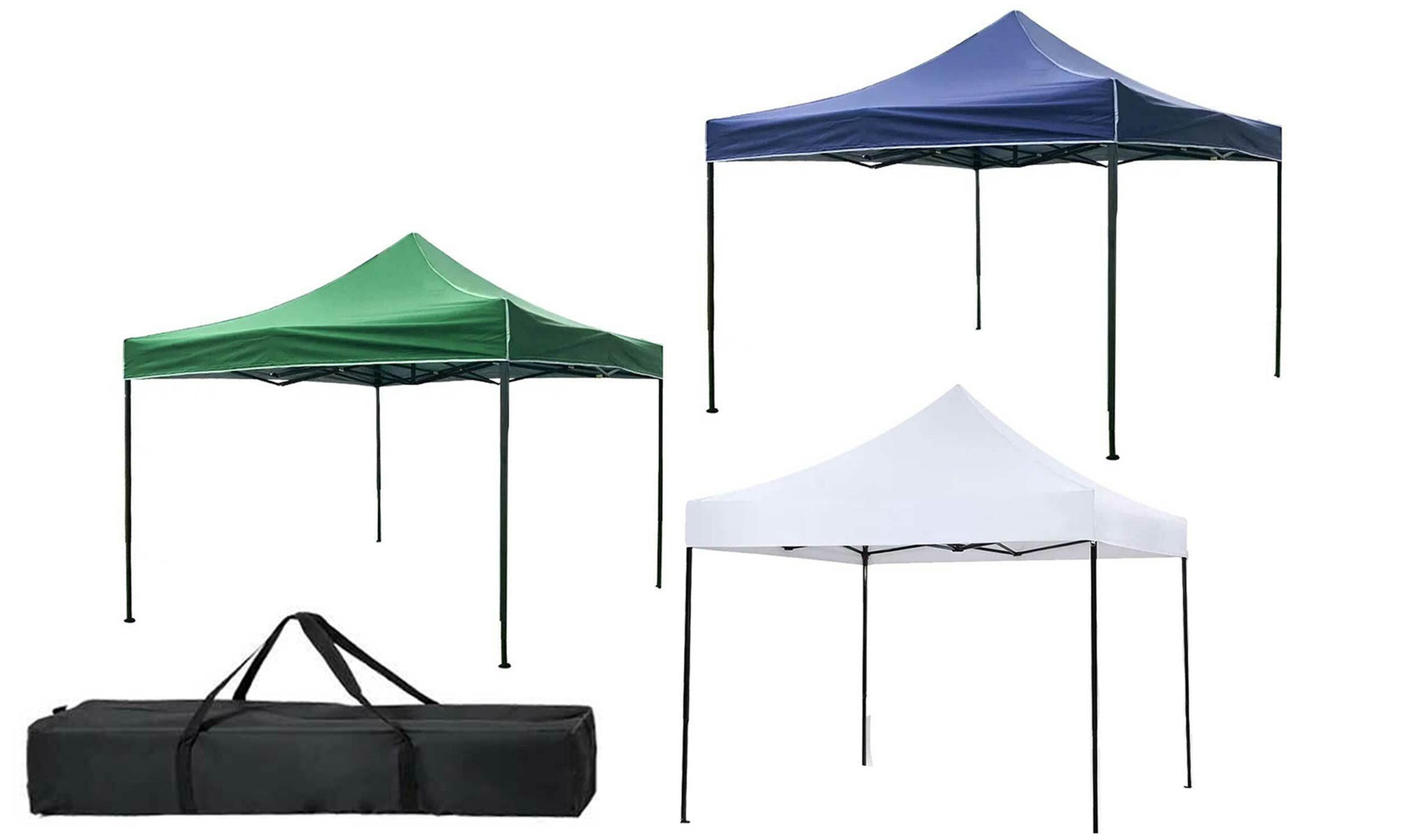 Gazebo 3x3 pieghevole e impermeabile Bakaji