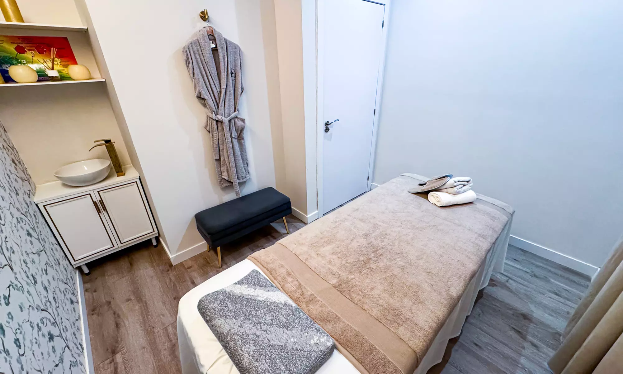 Taller para parejas con masaje total relax, reflexología podal y té