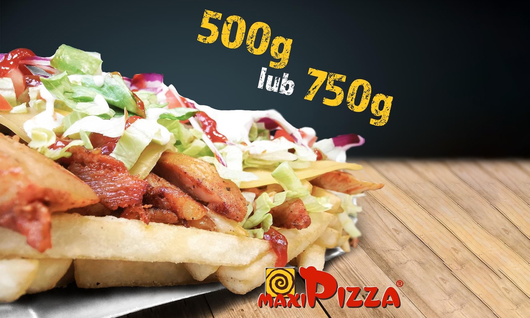 Kapsalon: 1 lub 2 sztuki w wersji maxi albo maxi XL