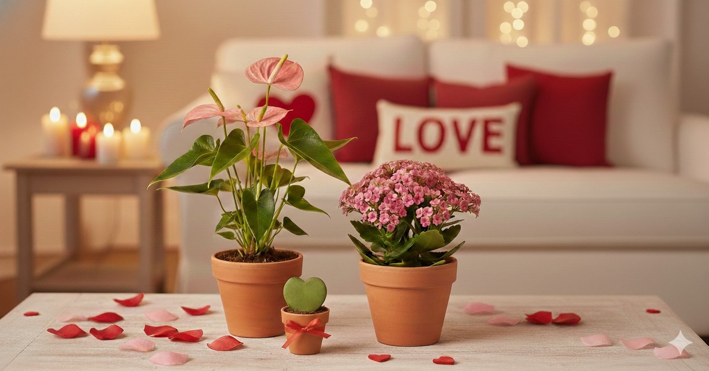 Deluxe Valentine’s Plant Bundle with Free Shipping (Up to 20% Off)