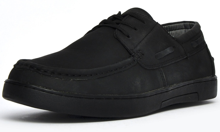 Seafarer Helmsman Leather Shoes For Men Groupon