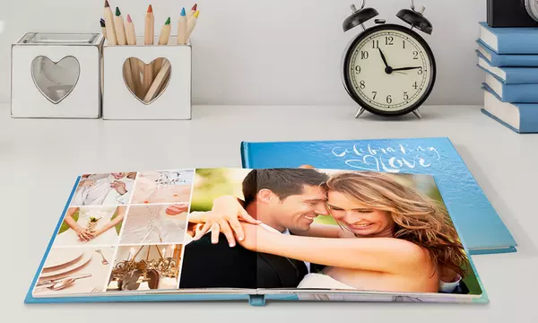 Custom Image-wrap Layflat Hardcover Photo Book from Printerpix (Up to 84% Off). Five Options Available. - Second Medium