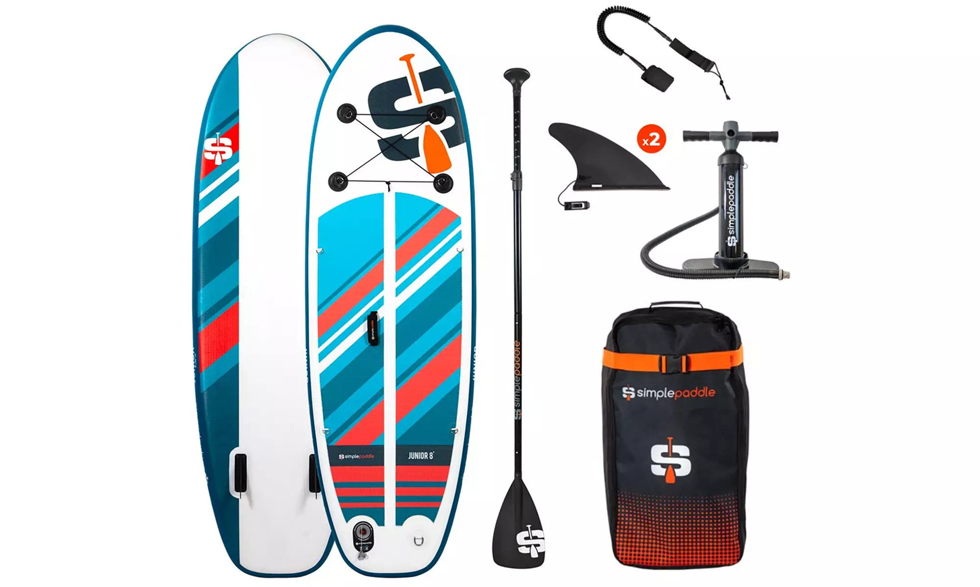 SIMPLE-PADDLE aufblasbares Stand-Up-Paddle-Brett oder Transporttasche