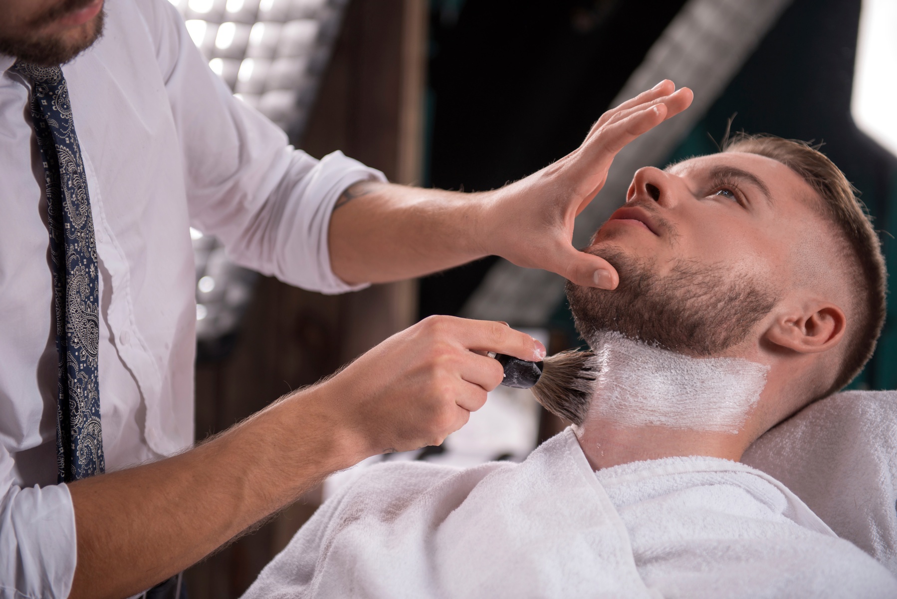 Get Men’s Modern Scissors Haircut, Bread Trim, Scalp Massage & More