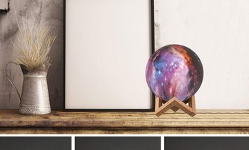 3D Spherical Moon Lamp