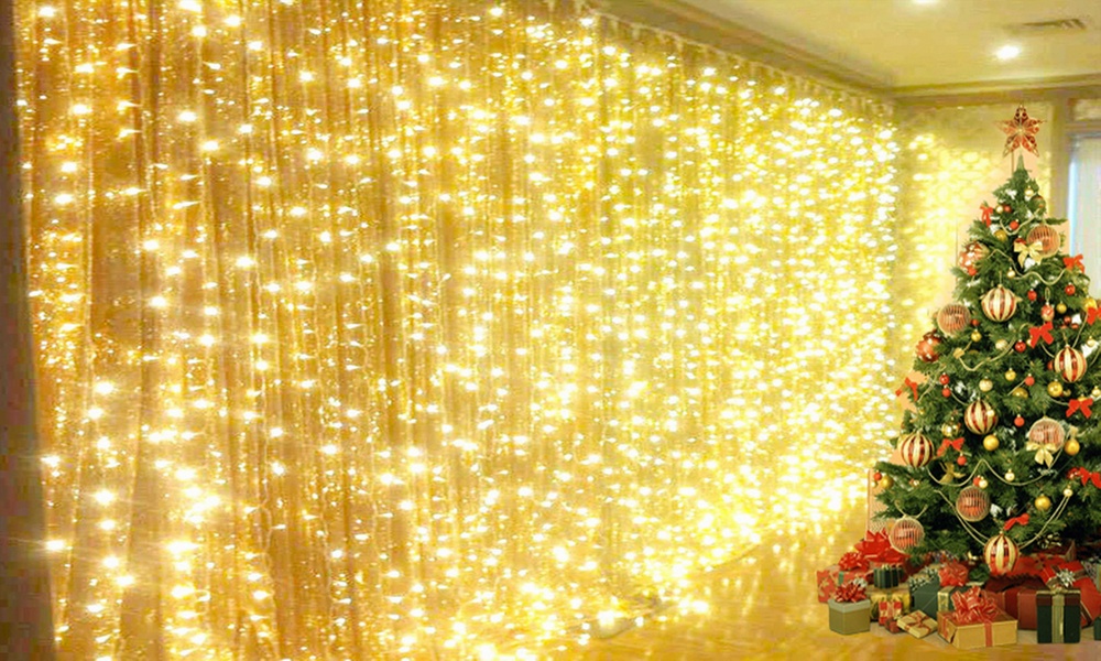 One or Two USB Curtain Lights with LED