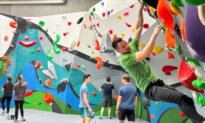 Enjoy a Full Day of Indoor Rock Climbing at The Crux Bouldering Gym
