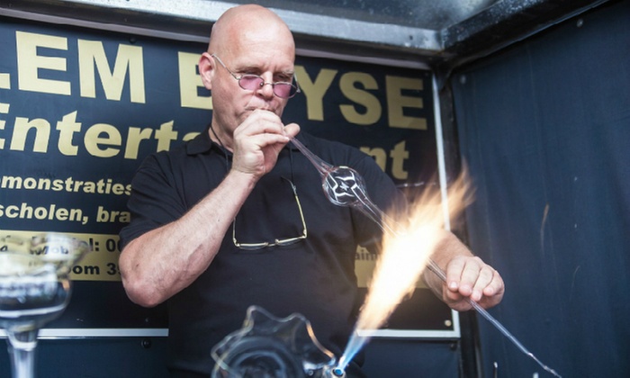 Leer ambachtelijk glasblazen