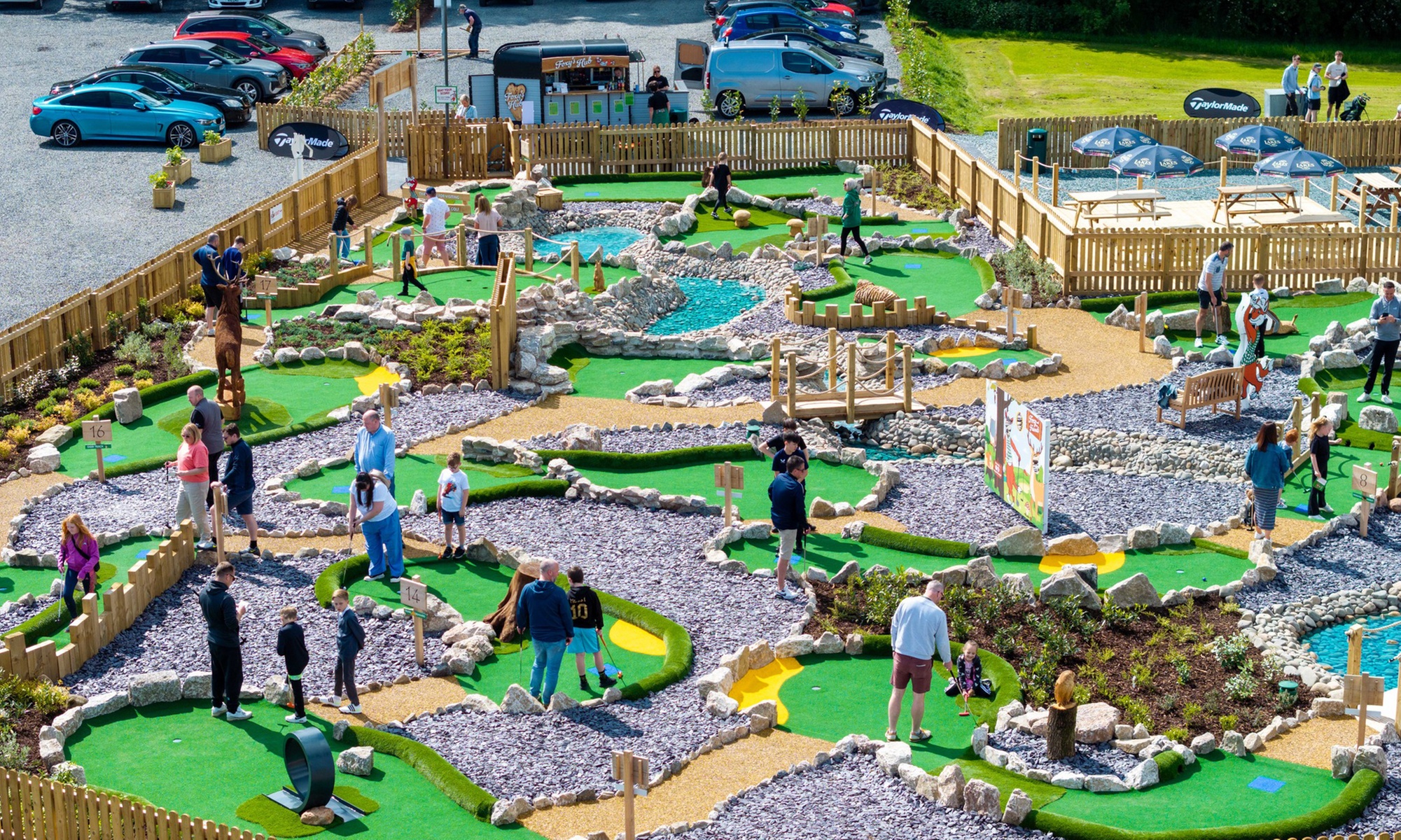 Dive Into The Ultimate 18-Hole Golf Experience at Foxy's Adventure Golf (Up to 44% Off)