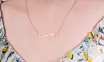 Custom Name Necklace Personalized Jewelry Gift (Up to 91% Off)