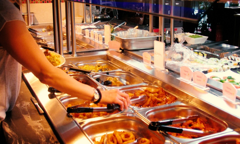 Chinesisch-mongolisches Abend-Buffet All-you-can-eat für 2-4 Personen