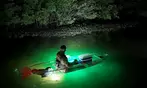 Glass Bottom Kayak LED Night Tour Deal - 75-Minute Fish Feeding Discount