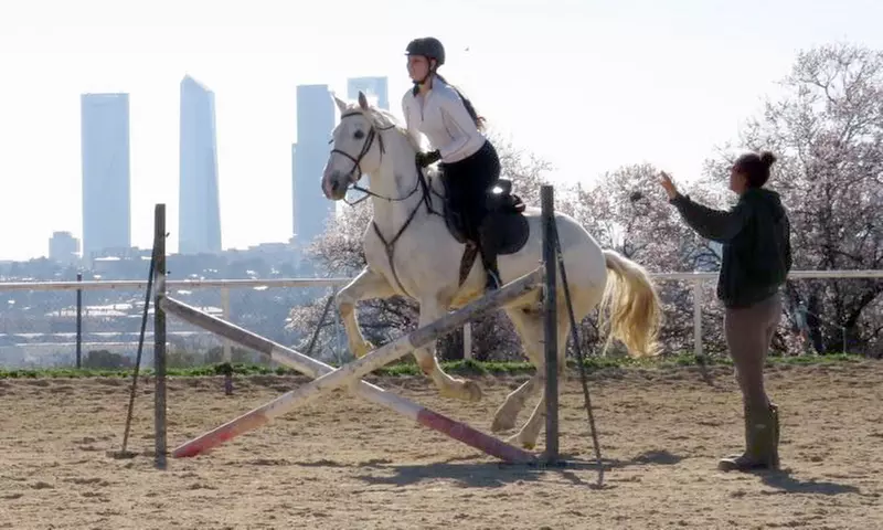 Paseo a caballo con todo el material incluido para 1 o 2 personas