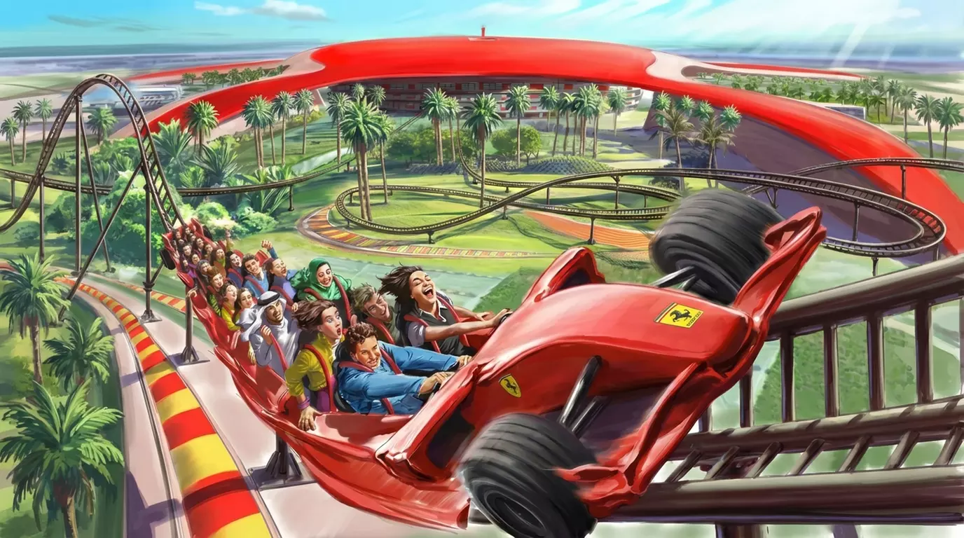 All-Day Access to Ferrari World, Yas Waterworld Or 2, 3, or 4 Yas Park