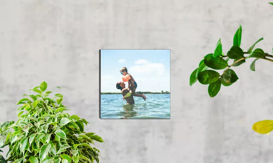 1, 3, 4, 5, 6, 9, 12, or 15 x Personalised Photo Tiles 20x20cm