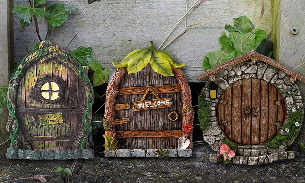 6er-Set Holz-Feentüren