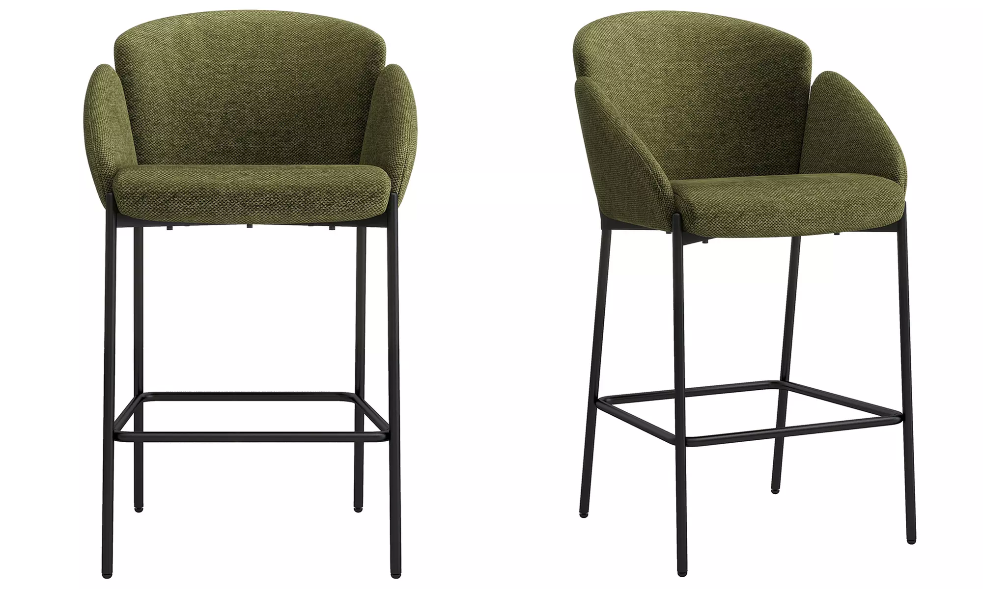 Lot de 2 chaises de bar "Candice" de Doosense