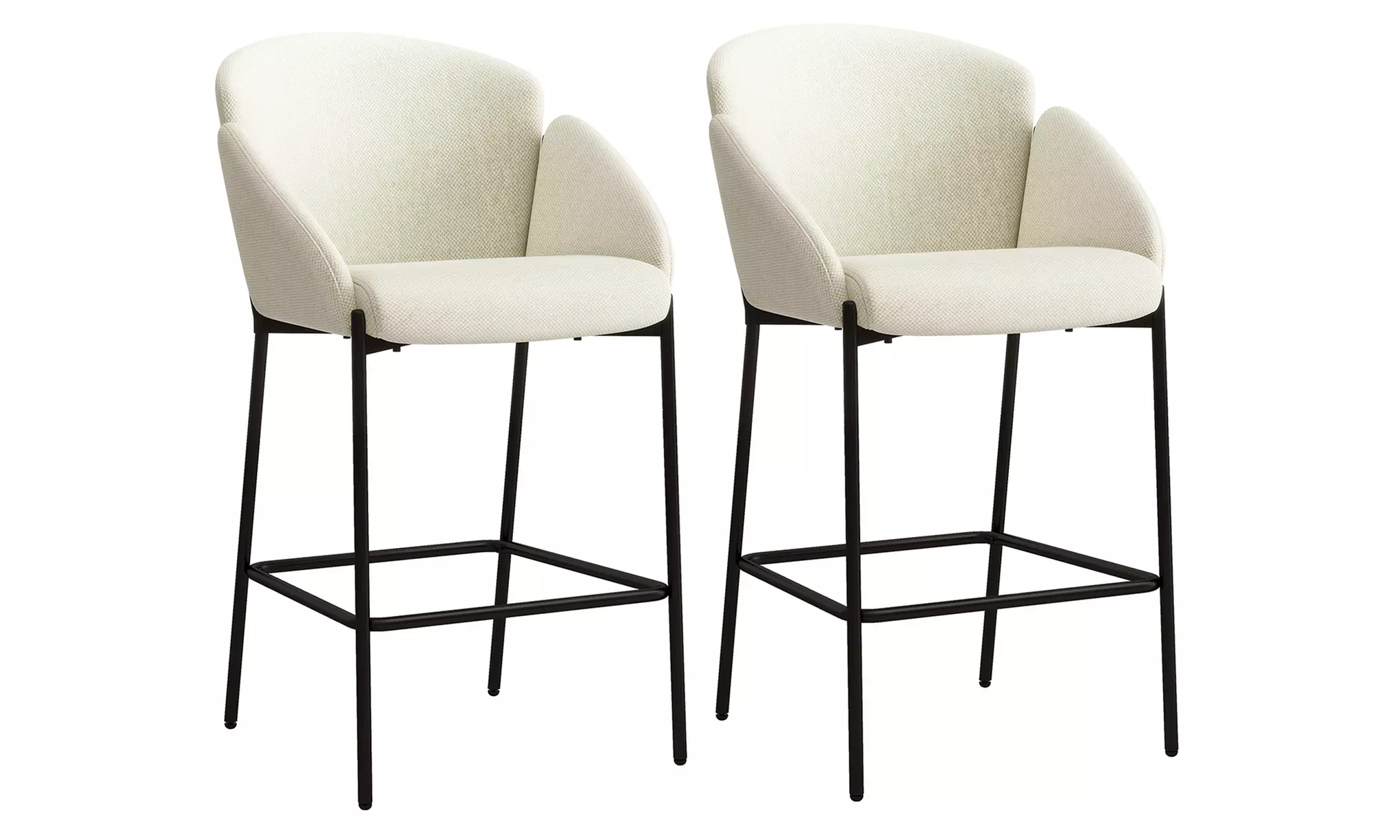 Lot de 2 chaises de bar "Candice" de Doosense