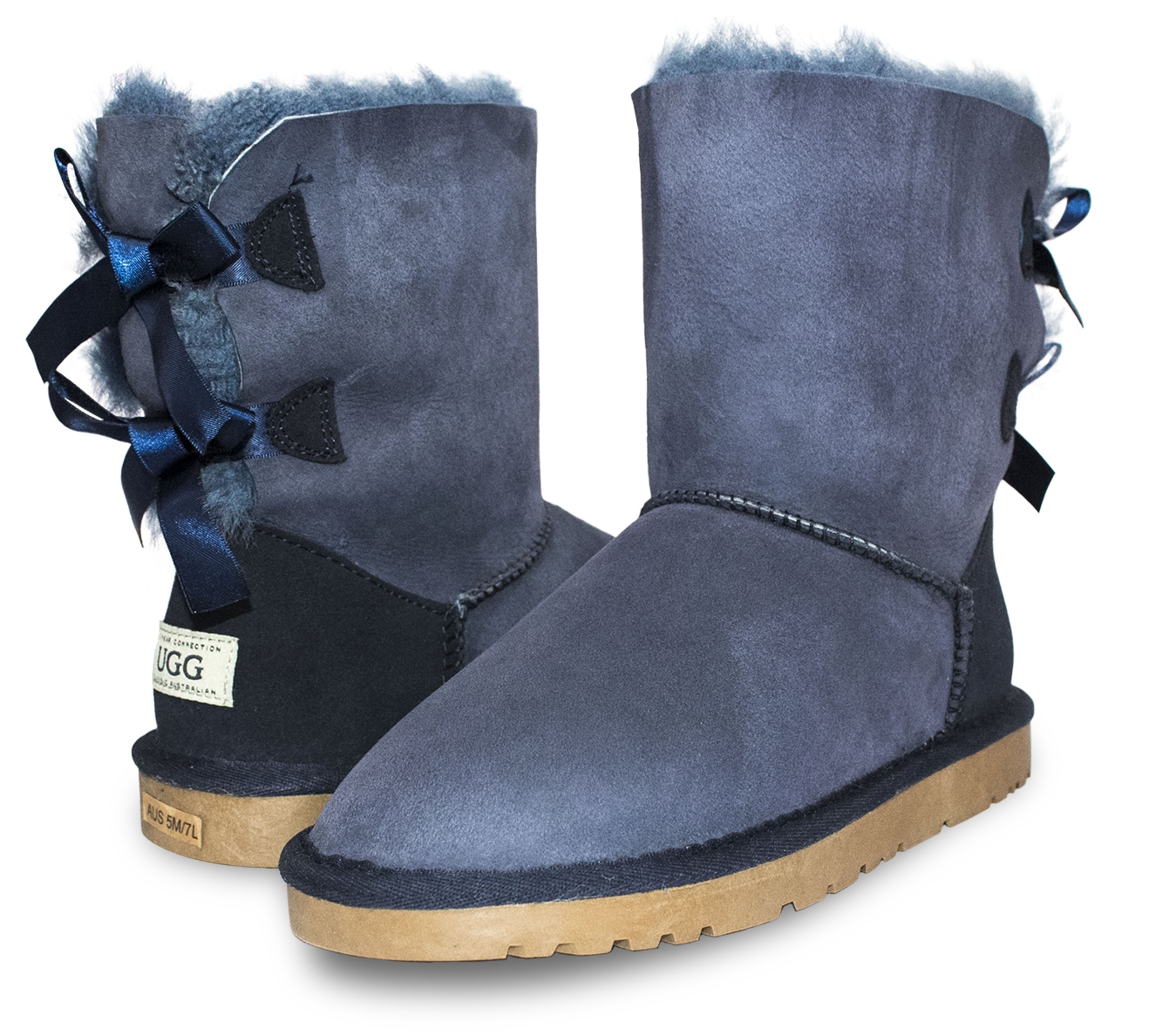 uggs with ribbon laces