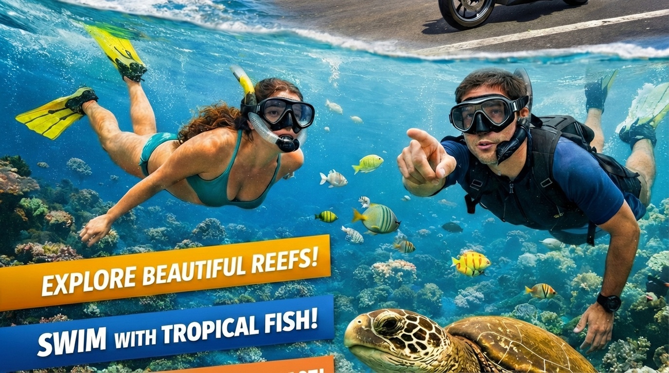 Moped & Snorkeling Adventure – Explore Kauai's Hidden Gems