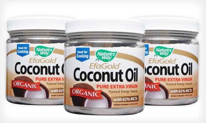 Nature S Way Coconut Oil Nature S Way Extra Virgin Coconut Oil Groupon