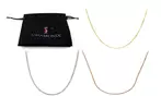 Sterling Silver 1MM Box Chain Necklace – Chamonix Jewelry