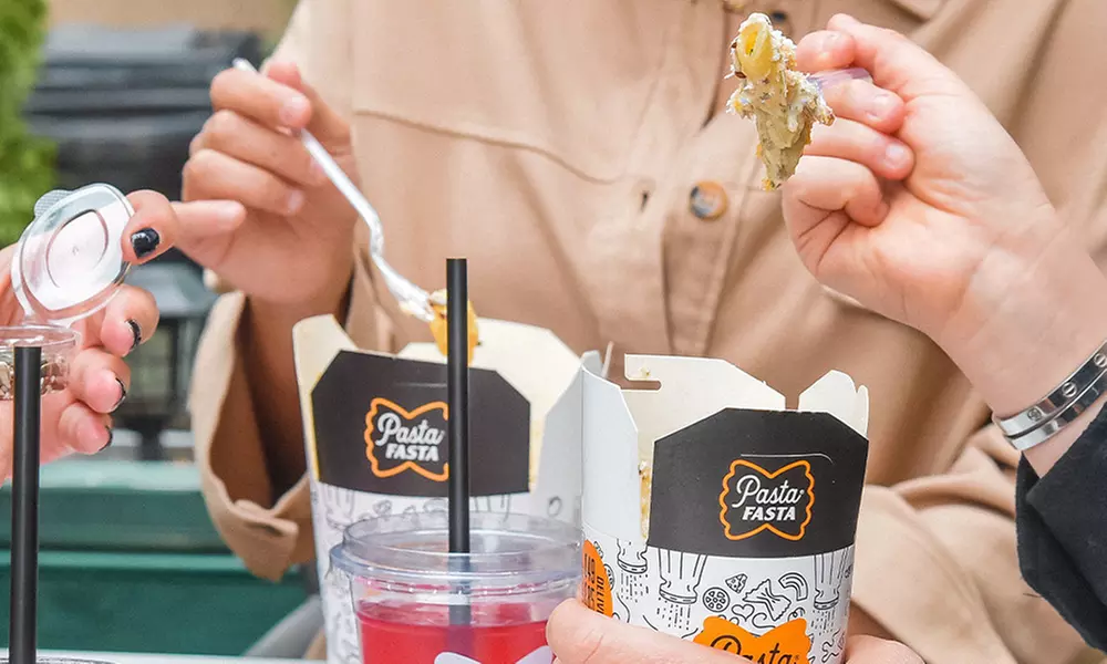 Frische Pasta: Nudelbox & Limonade nach Wahl für 1 oder 2 Personen