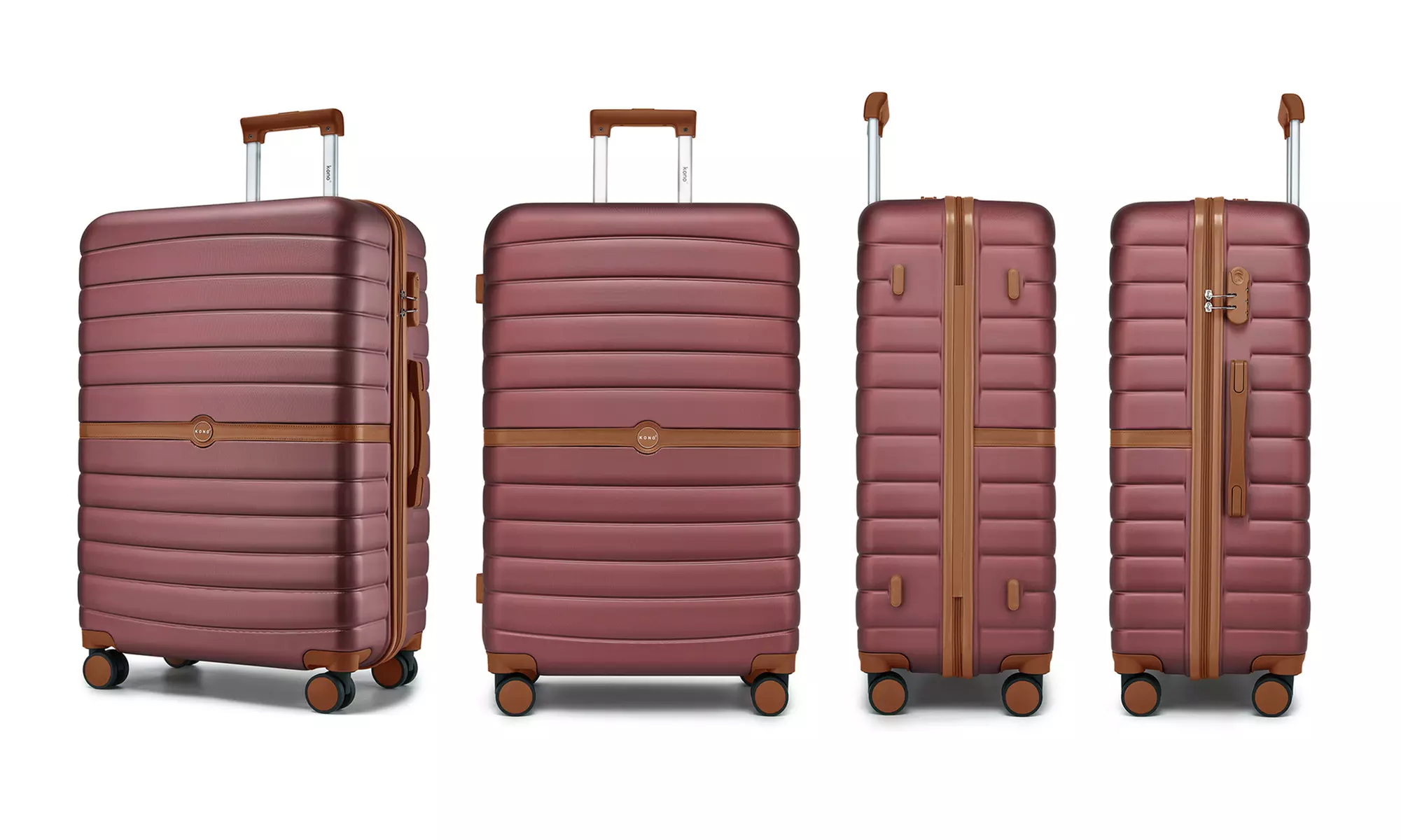 1x oder 3x Kono Haltschalen-Reisekoffer