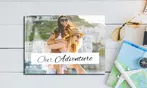 Fotolibro de tapa dura de Printerpix en A4 o A5 con hasta 100 páginas