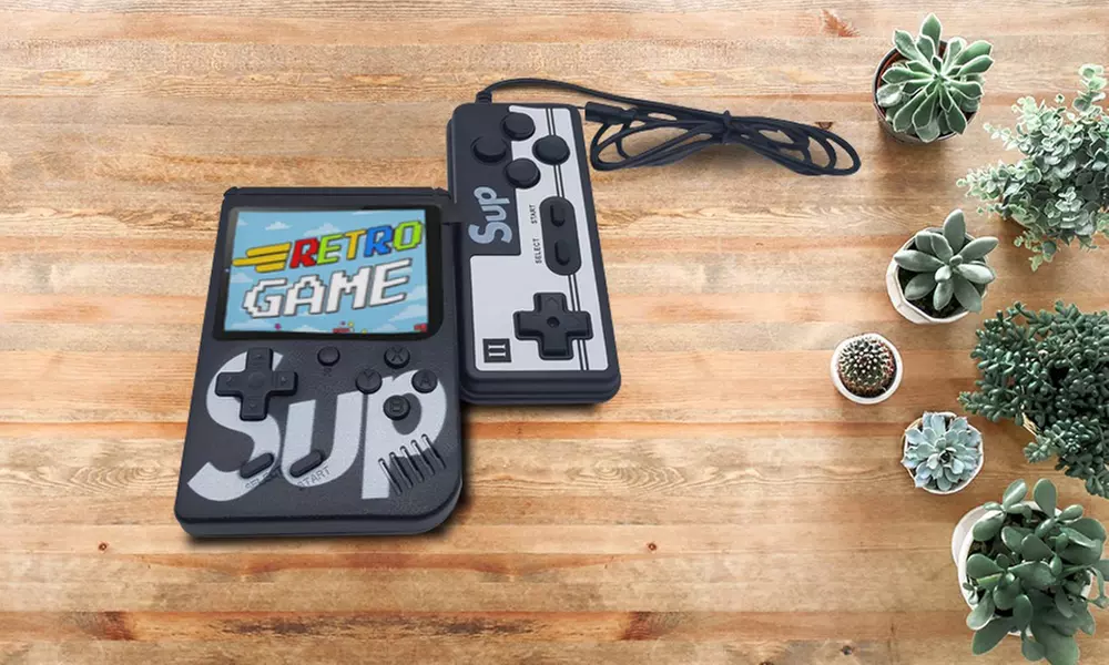 Mini Handheld Game Consoles with 400 Classic FC Games for Kid Children