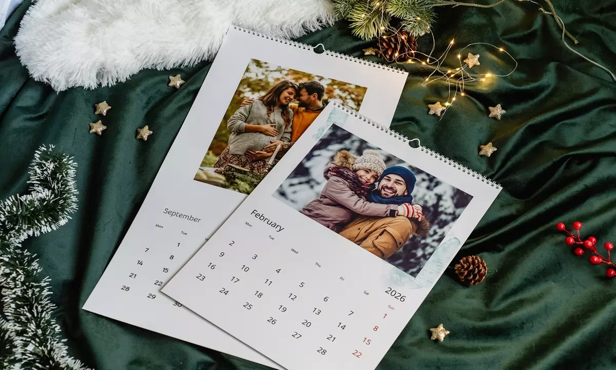 Personalisierter Foto-Wandkalender XL oder A3