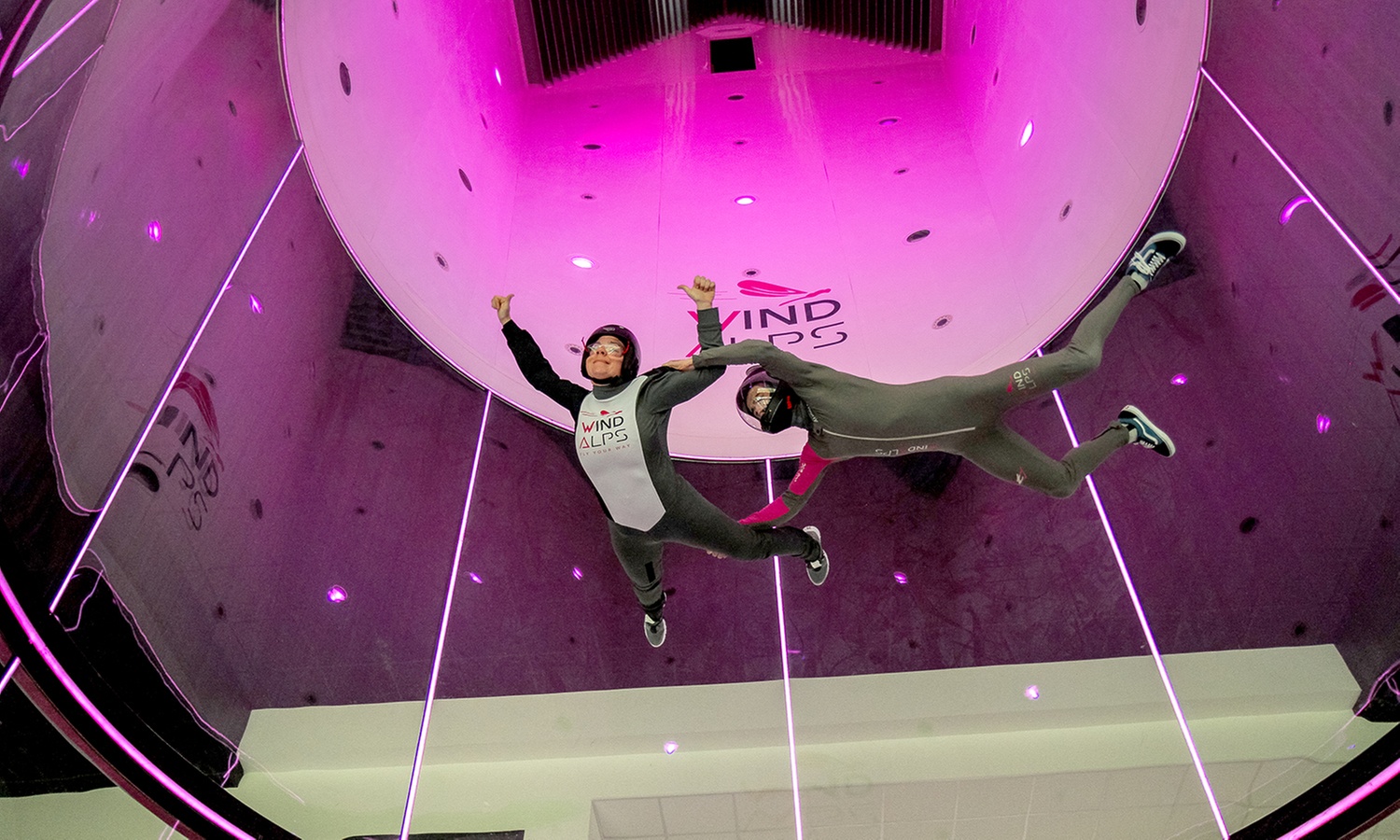 Session chute libre indoor (2 x 1 min) avec Flight up et photos/vidéos