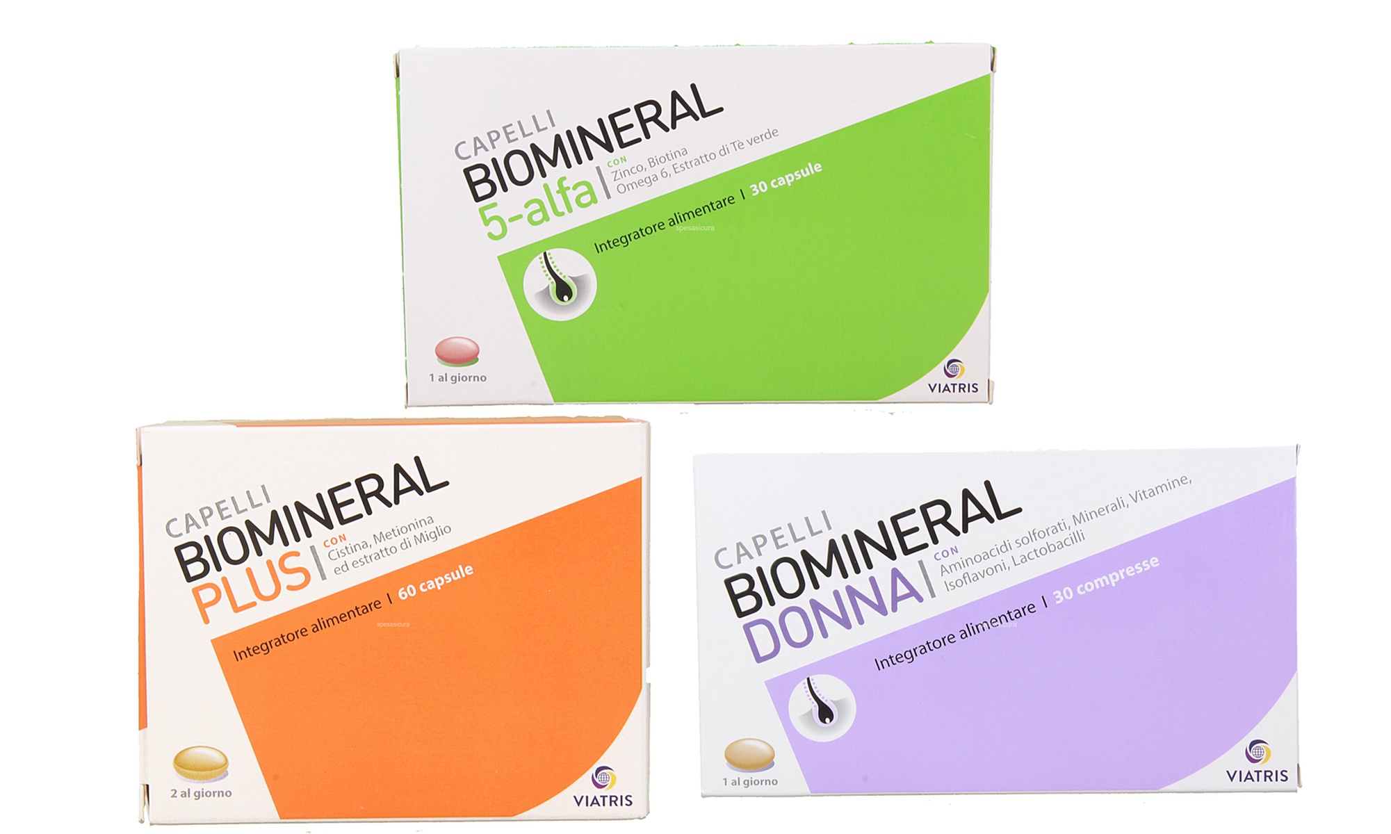 Integratori Biomineral per il benessere dei capelli