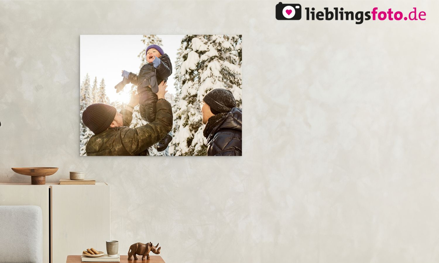 Foto auf Aluminium in verschiedenen Größen