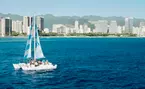 1-Hour Aloha Sail – Waikiki Coastline & Diamond Head Views