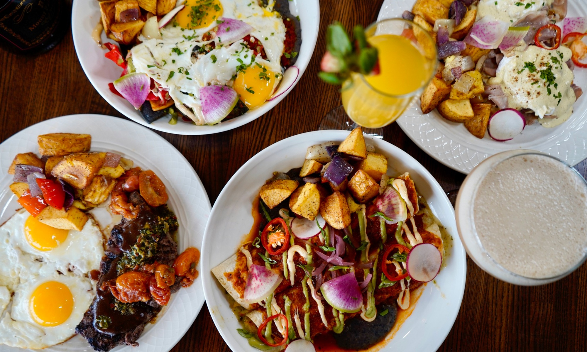 Brunch for 2,4,or 6: Brunch Entrees & Cocktails/$75/$150 Dining Credit
