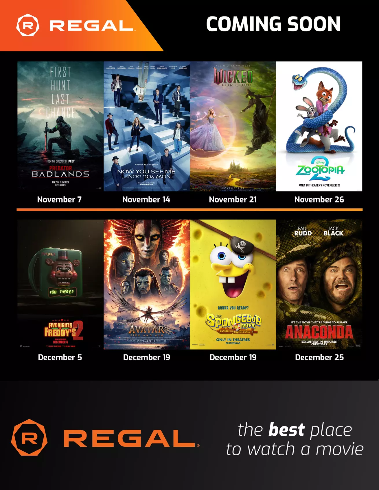 Cinematic Magic Begins with Regal Premiere & Premium Format Tickets