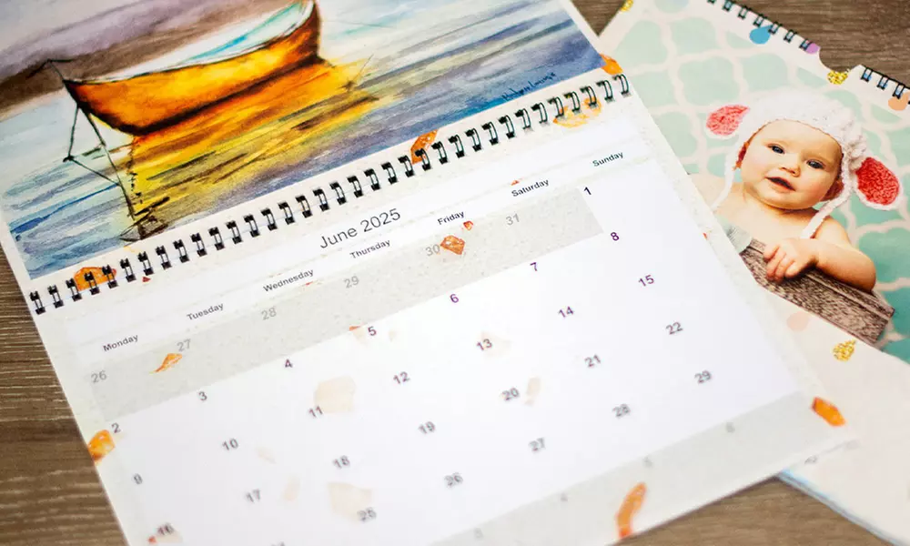 Personalised Wall Calendar from Photobook Shop